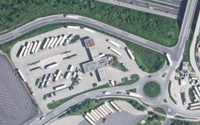 Luftbild von eni