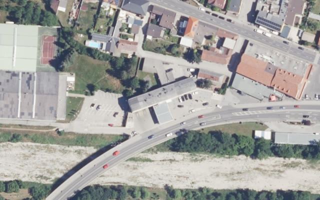 Luftbild von eni Hochhauser