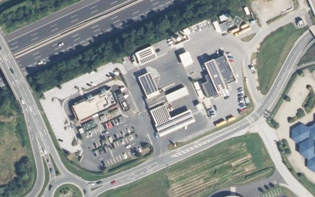 Luftbild von F. LEITNER - Spar Express