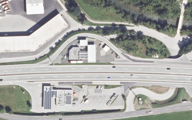 Luftbild von OMV - Langenwang Schwöbing 70
