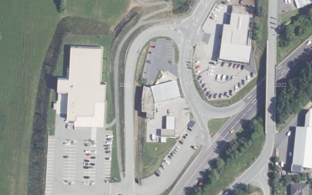 Luftbild von SOCAR Friedberg