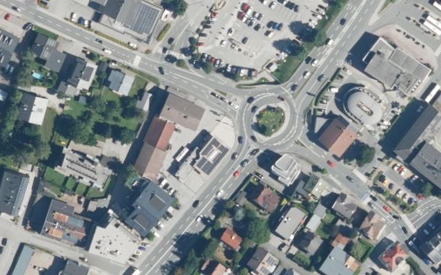 Luftbild von OMV - Saalfelden Bundesstraße 2