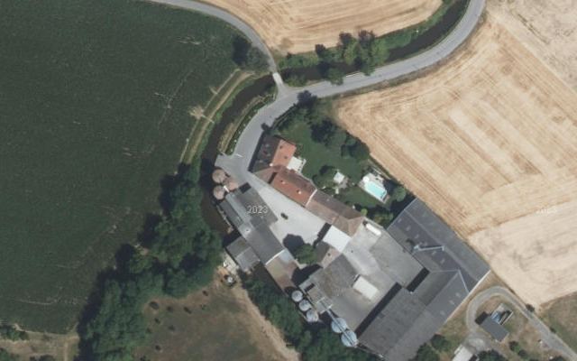 Luftbild von Hoftankstelle - Stöbermühle