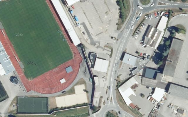 Luftbild von SOCAR Ried im Innkreis