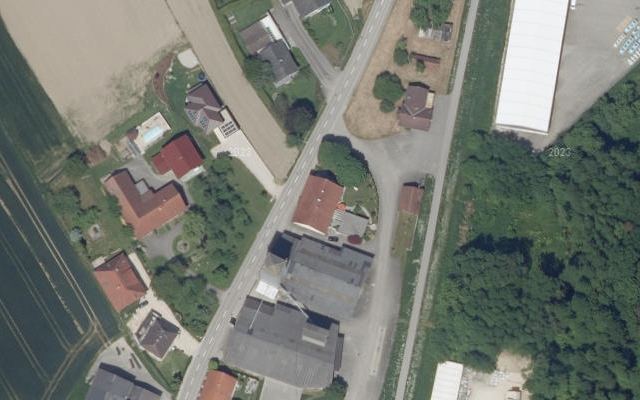 Luftbild von Aspöck - Freie Tankstelle