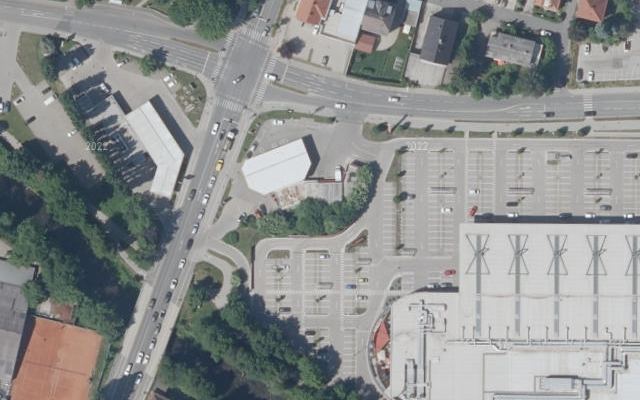 Luftbild von SOCAR Klagenfurt-St.Veiter-Straße