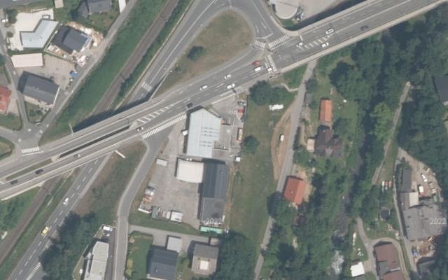 Luftbild von SOCAR Landskron