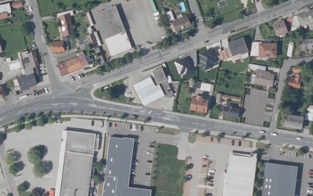 Luftbild von SOCAR Klagenfurt-Pischeldorferstraße