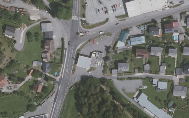 Luftbild von SOCAR Pöls