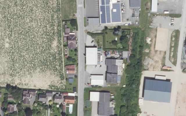 Luftbild von SOCAR Burgau