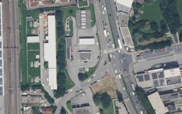 Luftbild von SOCAR Eggenbergergürtel