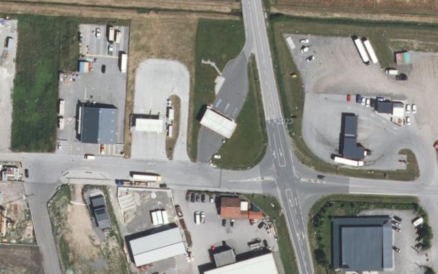 Luftbild von Shell Austria