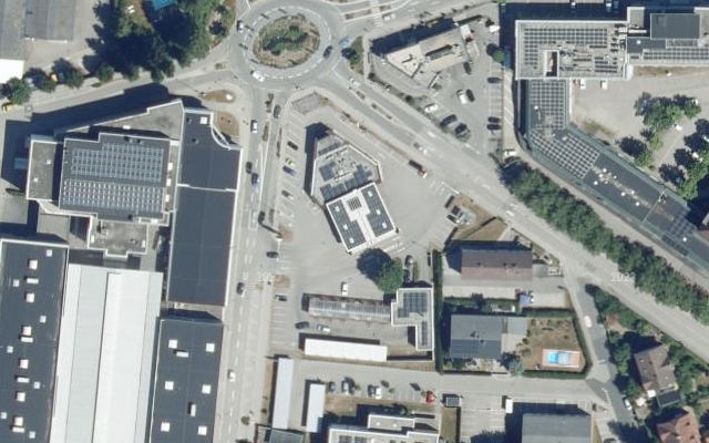 Luftbild von AVIA