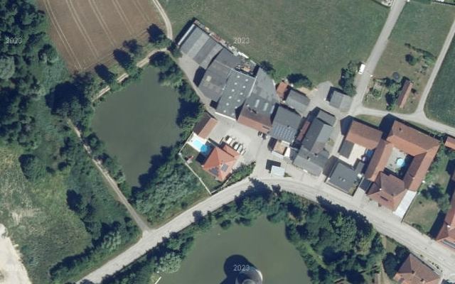 Luftbild von Kreupl, Freie Tankstelle
