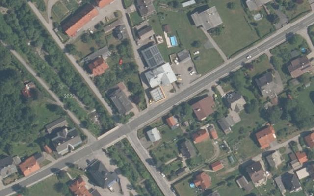Luftbild von Tankstelle Kolbitsch