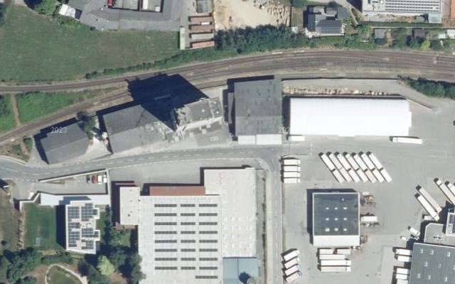 Luftbild von Bauchinger - Diskonttankstelle