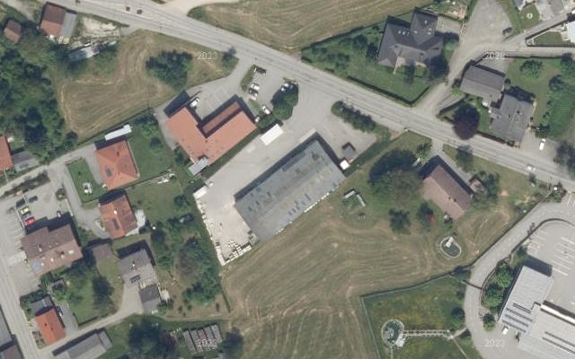 Luftbild von Lagerhaus Genol