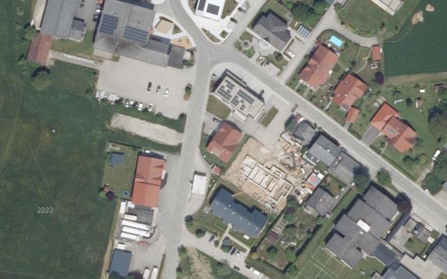 Luftbild von Lagerhaus Genol