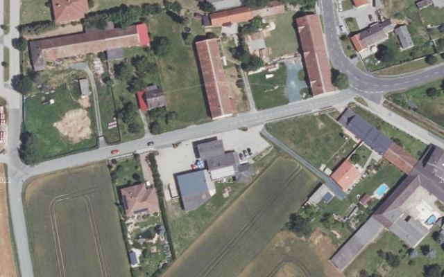 Luftbild von Tankstelle Kaiser