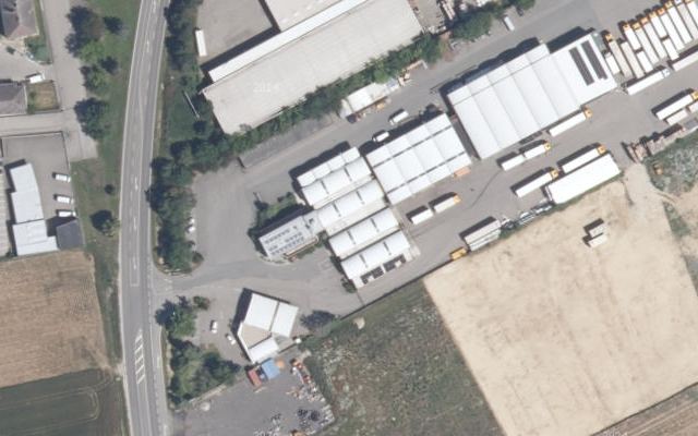 Luftbild von Goldbergertank