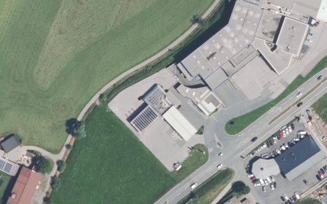 Luftbild von OMV Tankstelle,  Eurotank Sinnesberger