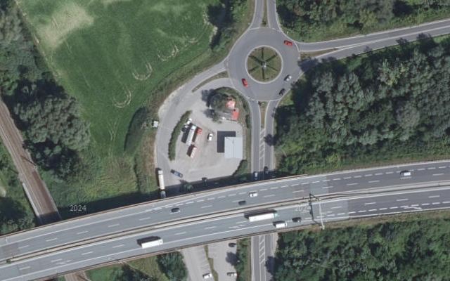 Luftbild von B 19
