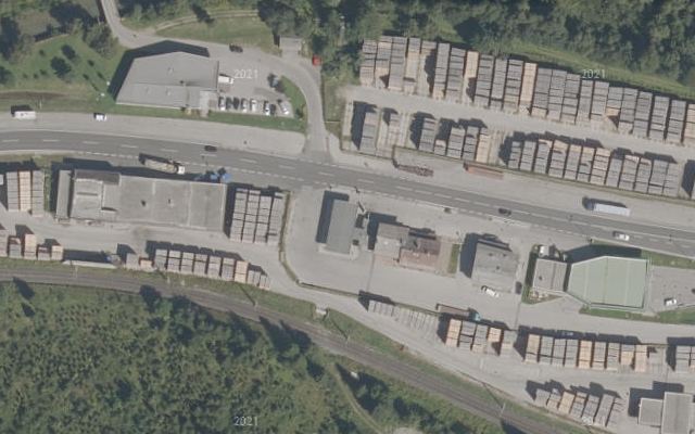 Luftbild von BP
