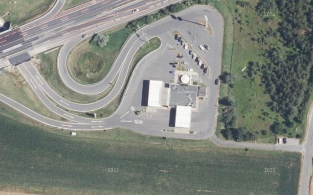 Luftbild von BP