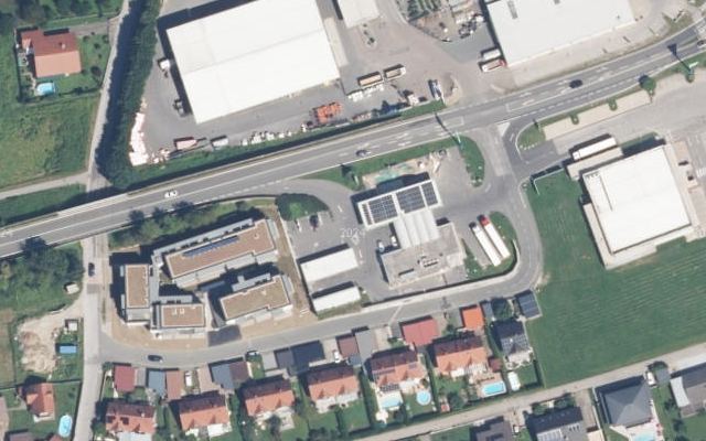 Luftbild von OMV - Kalsdorf bei Graz Bierbaumerstraße 3