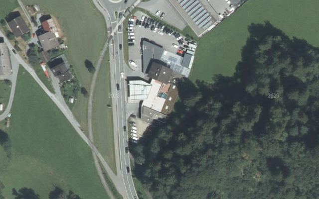 Luftbild von Eni Rüf VW, Audi & Skoda