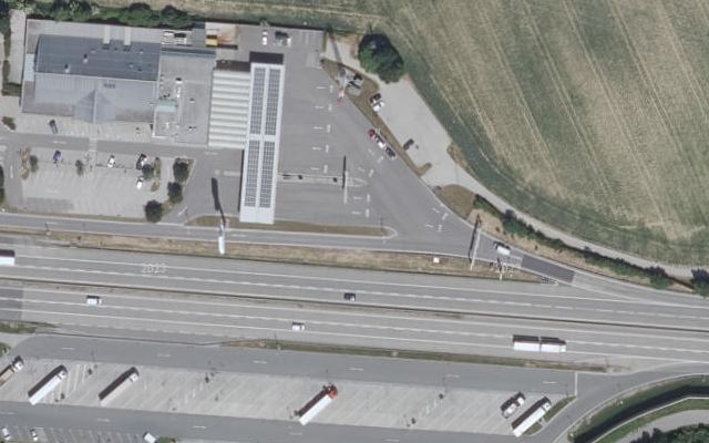 Luftbild von OMV - Laakirchen Reiterholz 3