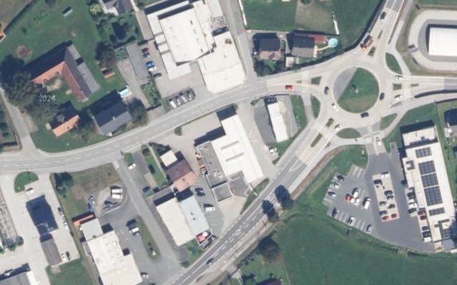 Luftbild von OMV - Deutschlandsberg Grazer Straße 88