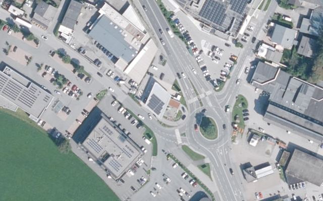 Luftbild von OMV - Zell am See Brucker Bundesstraße 110
