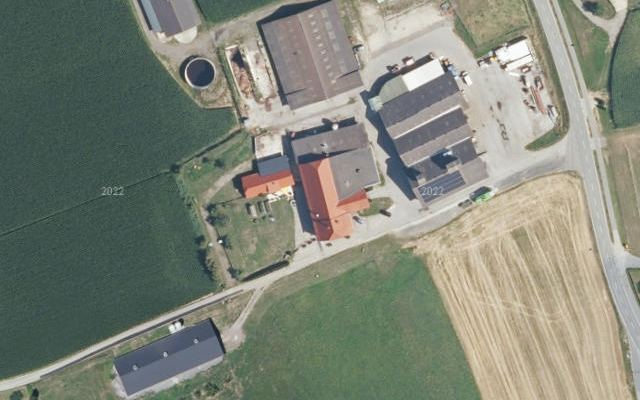 Luftbild von Landesprodukte Scheiber