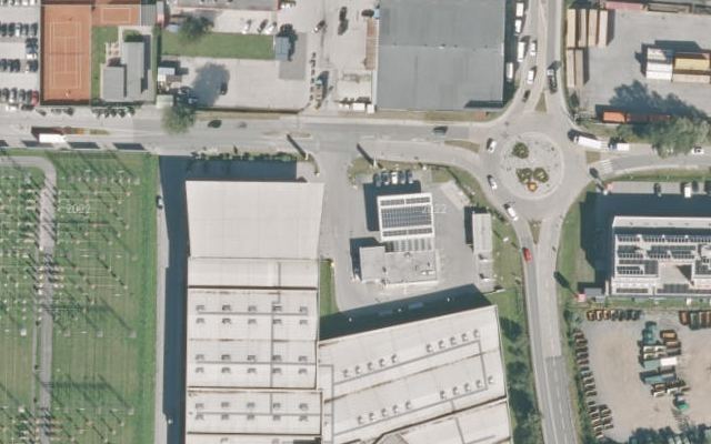 Luftbild von OMV - Hall in Tirol Schlöglstraße 77