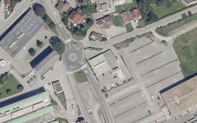 Luftbild von Shell Austria