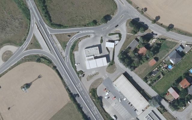 Luftbild von Shell Austria