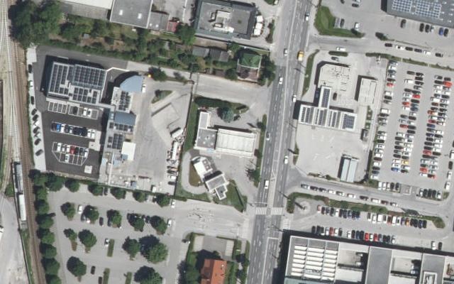 Luftbild von Shell Austria