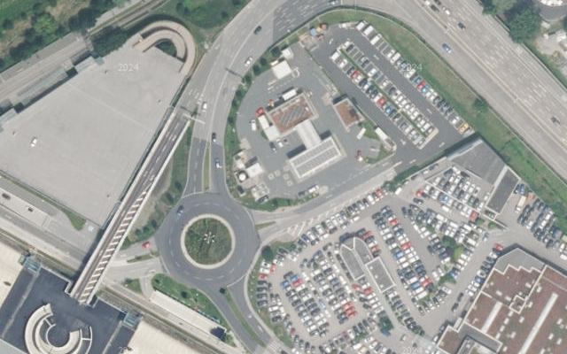 Luftbild von OMV - Graz Ostbahnstraße 10