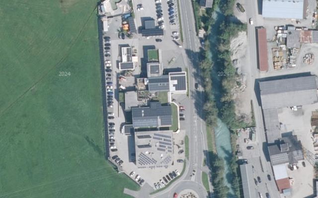 Luftbild von Shell