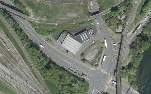 Luftbild von OMV Fast Lane - Linz Lunzerstraße