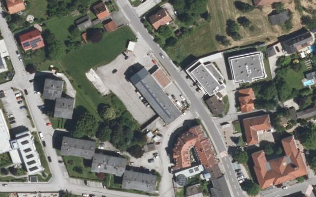 Luftbild von Tankstopp
