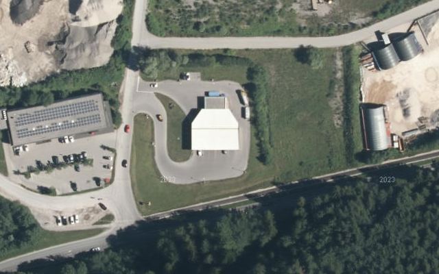 Luftbild von Freie Tankstelle (AVIA Treibstoffe)