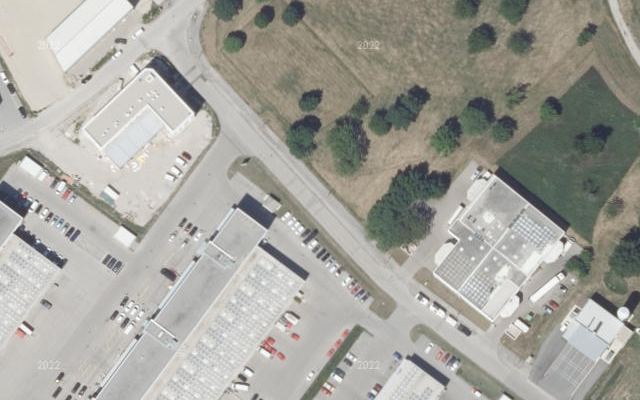 Luftbild von L&S Tankstelle mit Kundenkarte 3 cent/Liter Nachlass