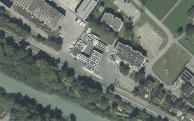 Luftbild von Shell Austria