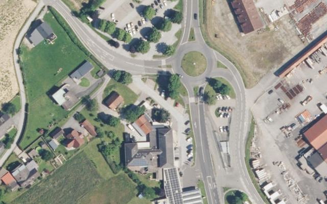 Luftbild von yes