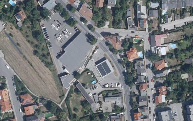 Luftbild von OMV - Perchtoldsdorf Brunner Gasse 48