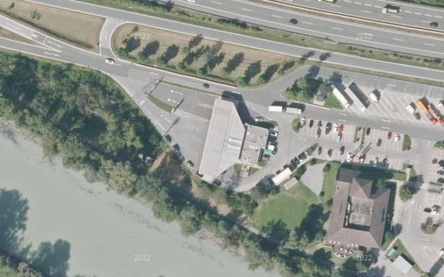 Luftbild von Shell Austria