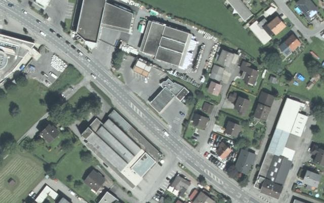 Luftbild von Shell Austria