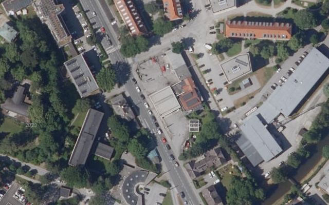 Luftbild von Shell Austria